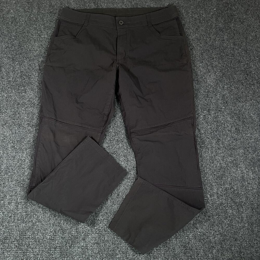 Kuhl Mens 38 X 33 Radikl Free Pants Chino Outdoor Hiking Cargo Stretch Gray EUC